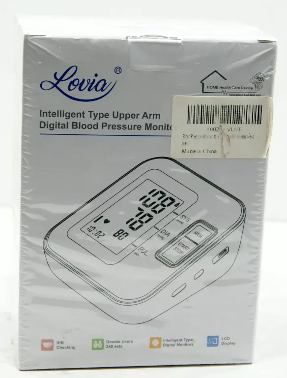 Lovia Intelligent Upper Arm Digital Blood Pressure Monitor B07