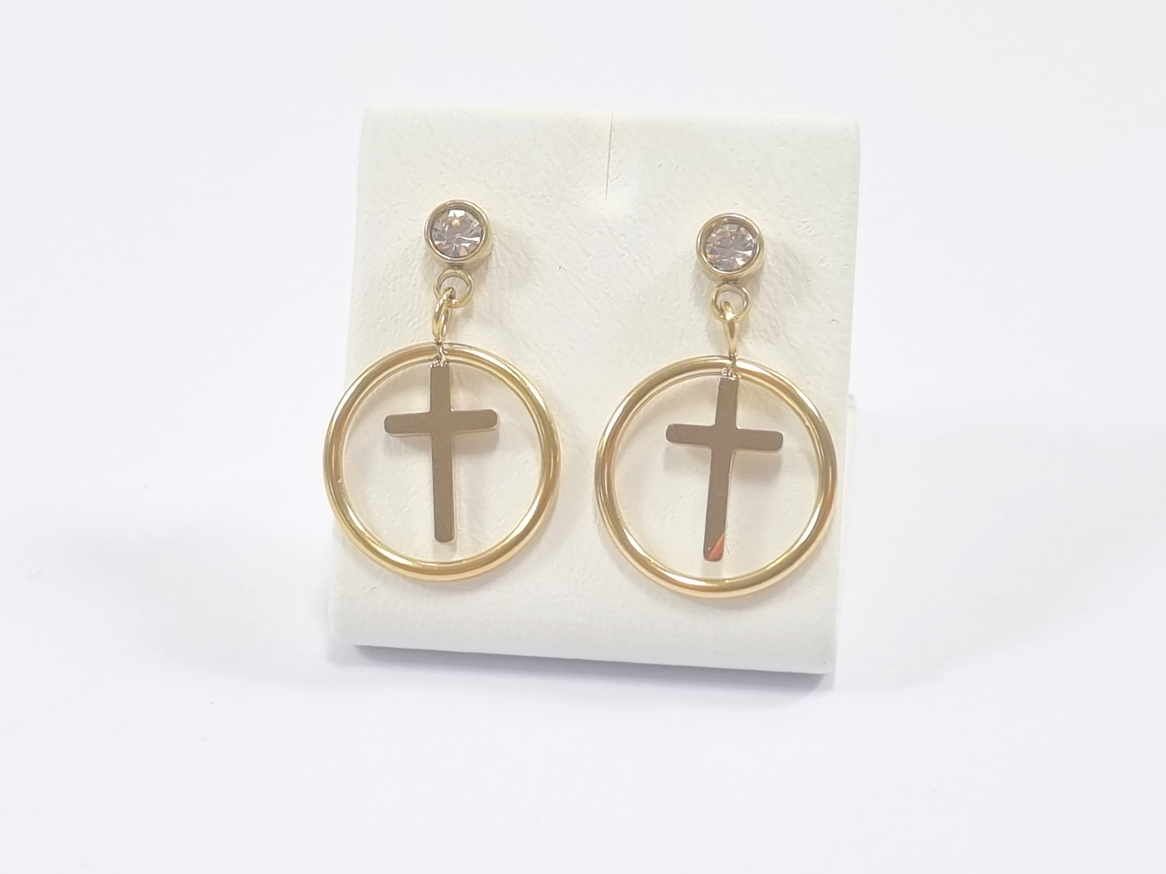 kolczyki-stal-pozlacana-krzyz-cyrkonia-okrag-ean-gtin-5903678564353