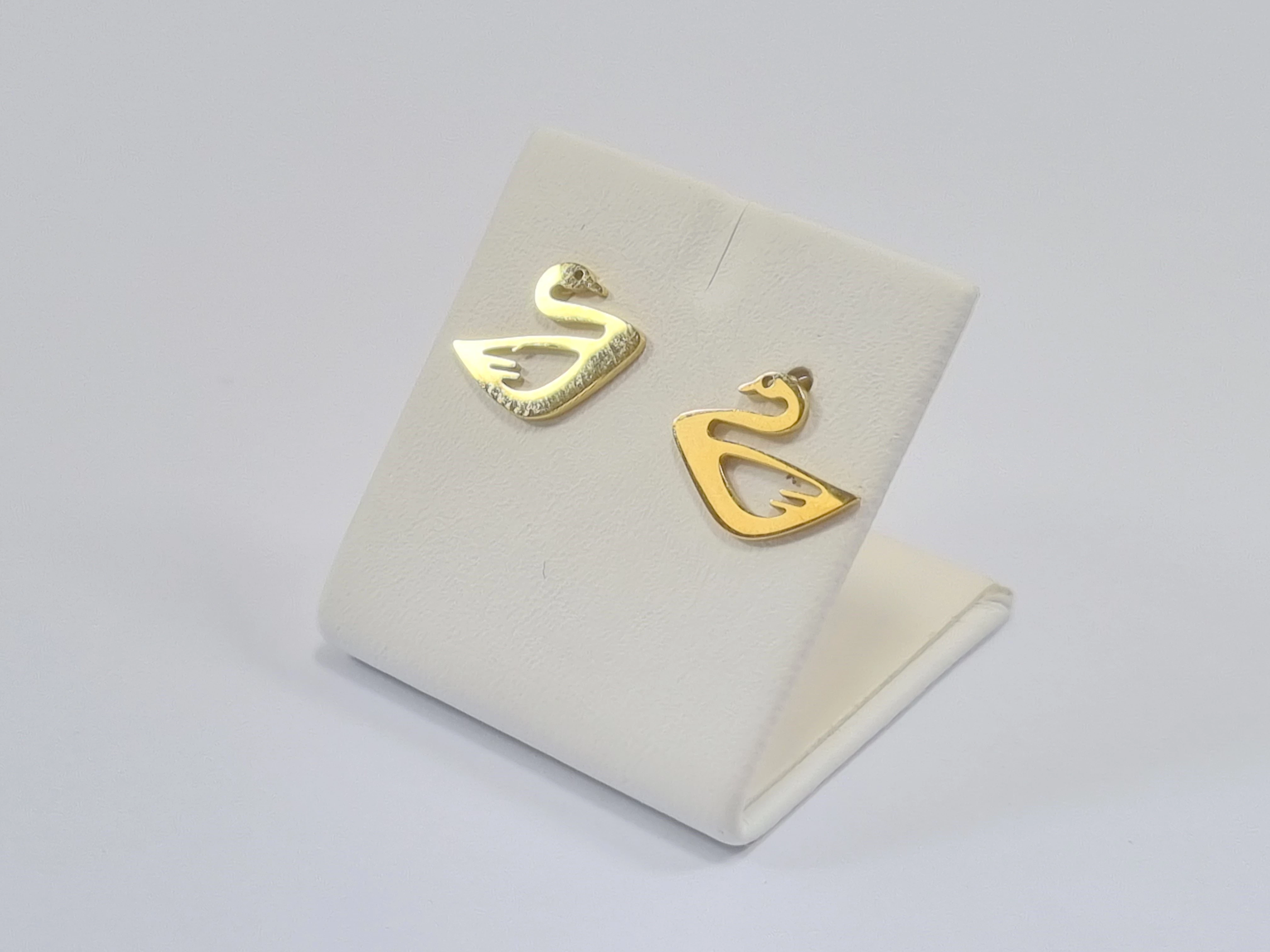 kolczyki-stal-pozlacana-sztyft-labedzie-ean-gtin-5904555955301