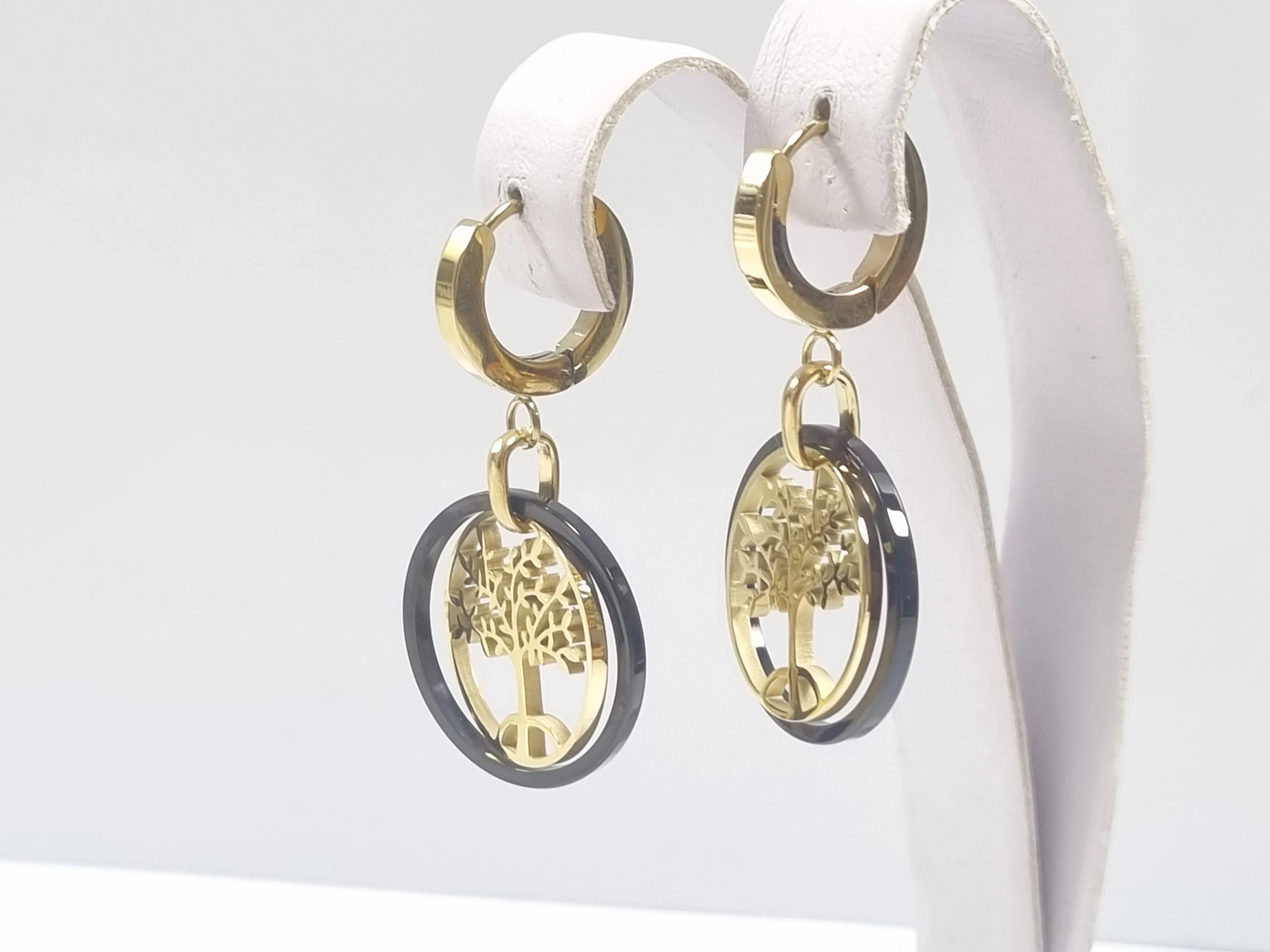 kolczyki-stal-pozlacana-czarno-zlote-drzewo-zycia-rodzaj-2205-16