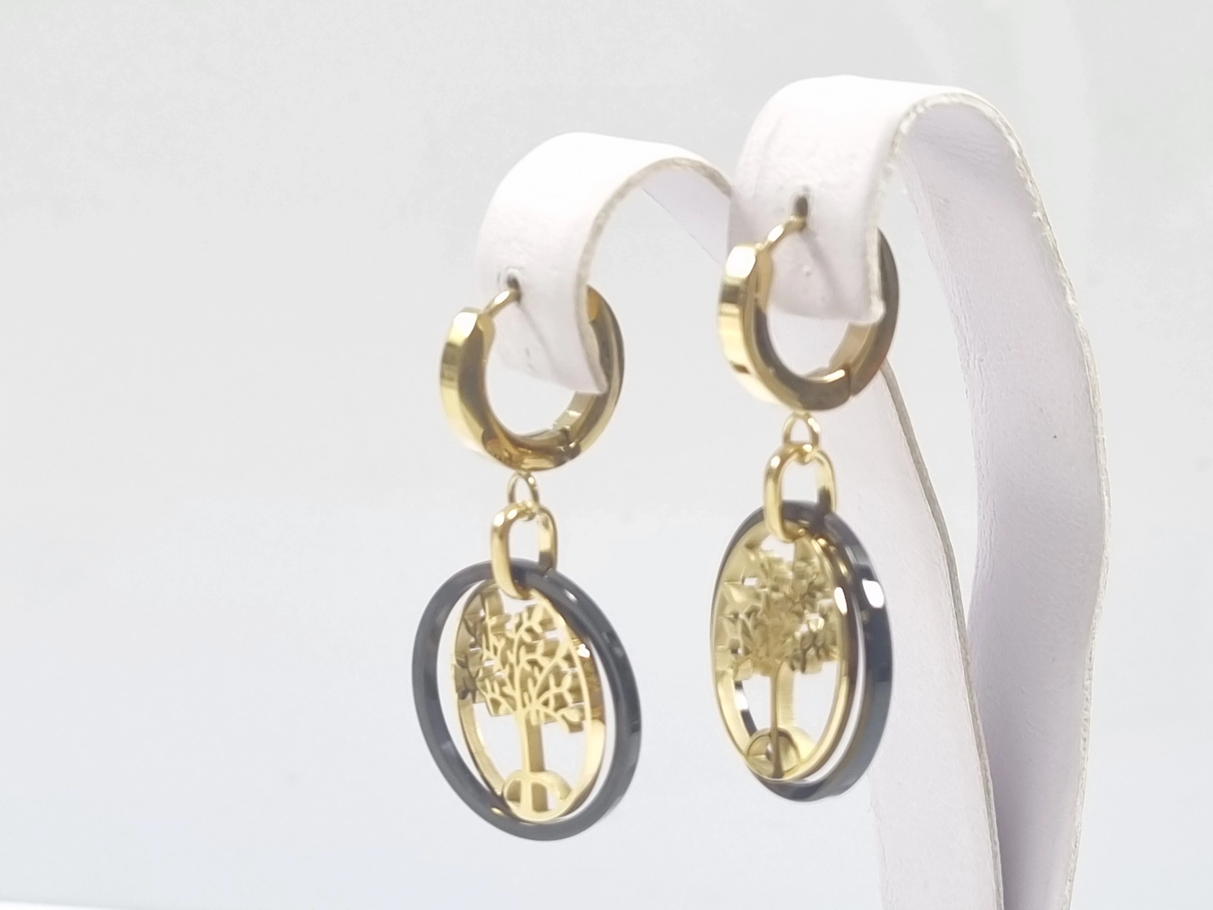 kolczyki-stal-pozlacana-czarno-zlote-drzewo-zycia-stan-11323-2