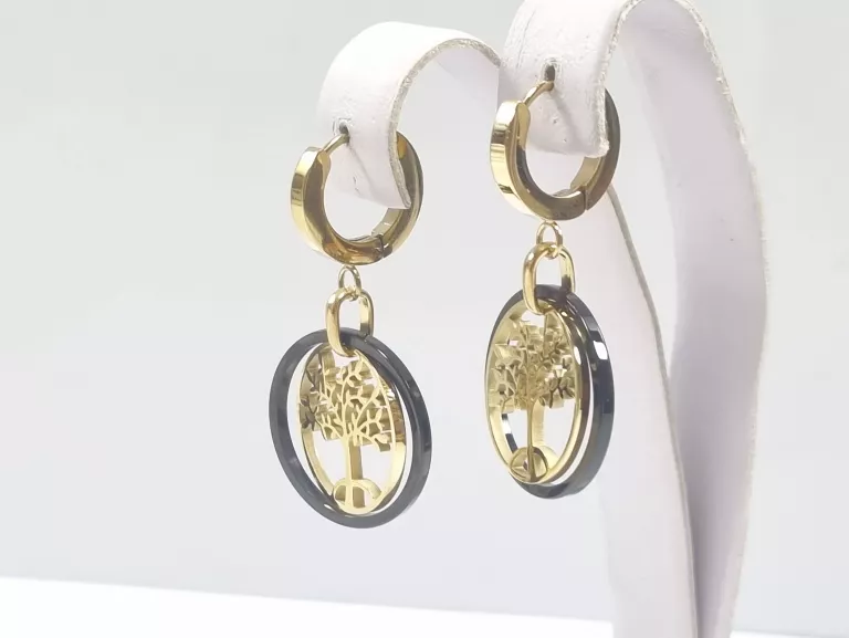 kolczyki-stal-pozlacana-czarno-zlote-drzewo-zycia-rodzaj-2205-16
