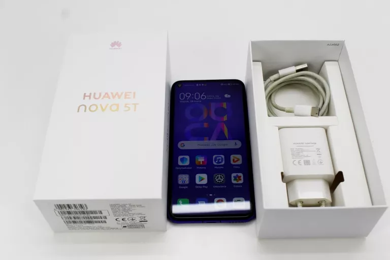 TELEFON HUAWEI NOVA 5T 6/128 GB KOMPLET