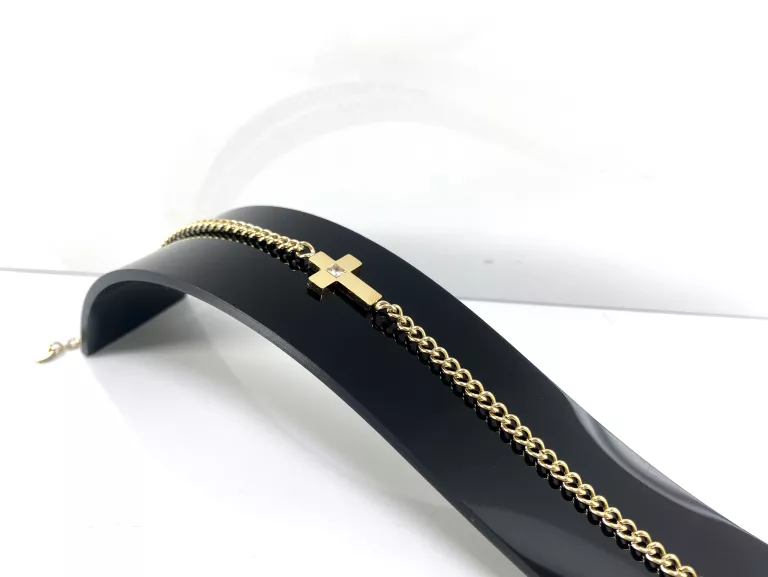 bransoletka-stal-pozlacana-pancerka-z-krzyzykiem-ean-gtin-5903678538996