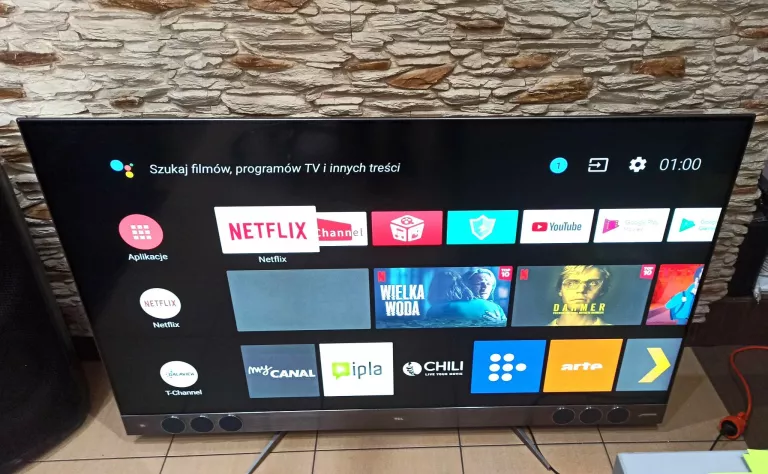 TELEWIZOR TCL U55X9006 X2 QLED KOMPLET NA CZĘŚCI!