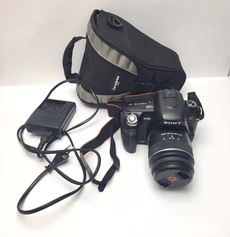 APARAT SONY ALPHA DSLR-A450 + OBIEKTYW SONY