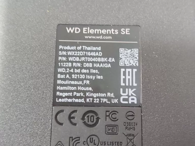 DYSK TWARDY WD ELEMENTS 4TB 5400 OBR/MIN HDD
