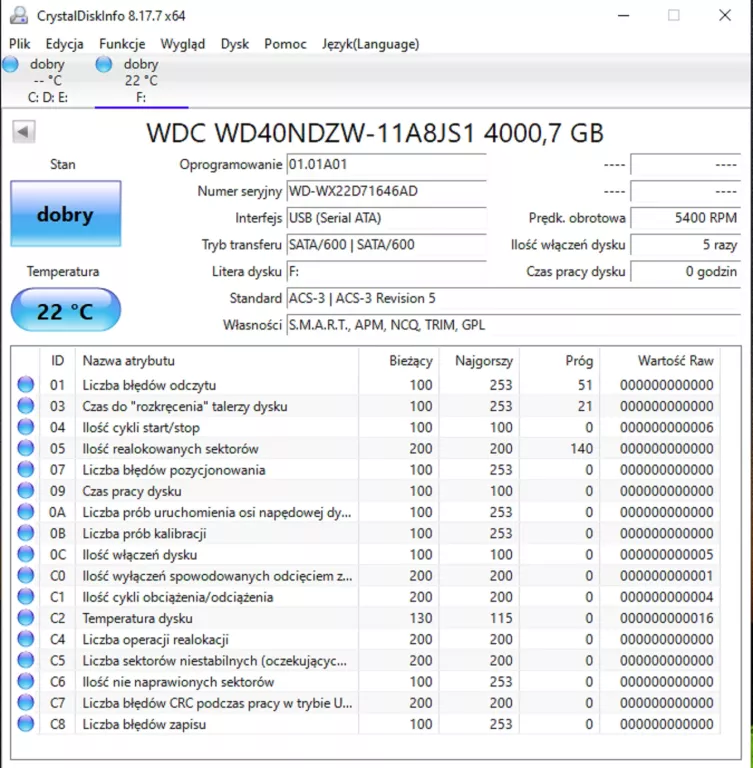 DYSK TWARDY WD ELEMENTS 4TB 5400 OBR/MIN HDD