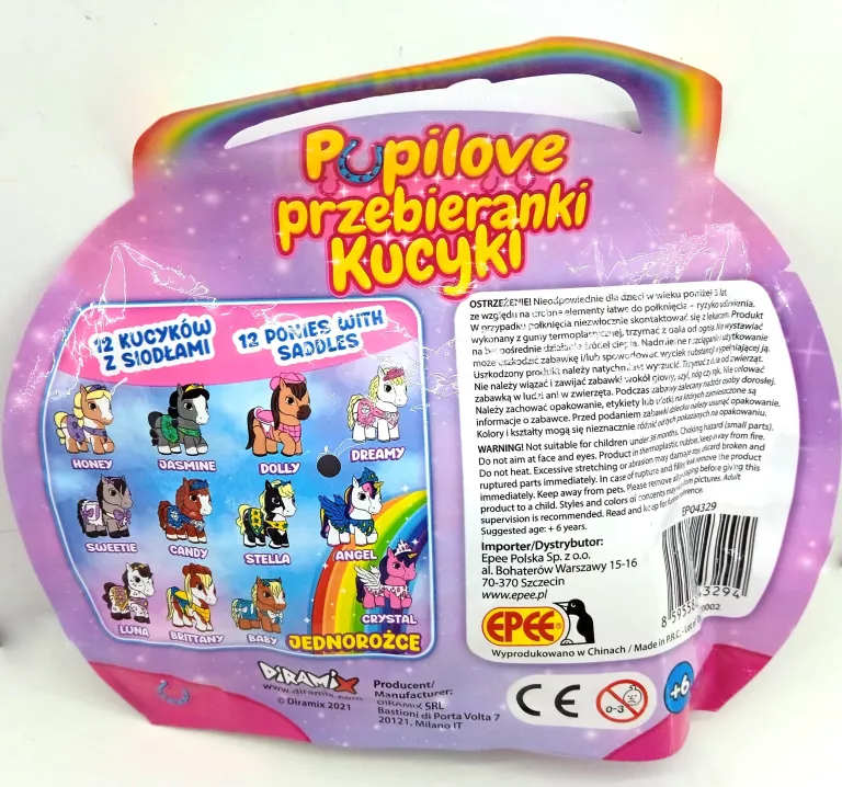 PUPILOVE PRZEBIERANKI – KUCYKI