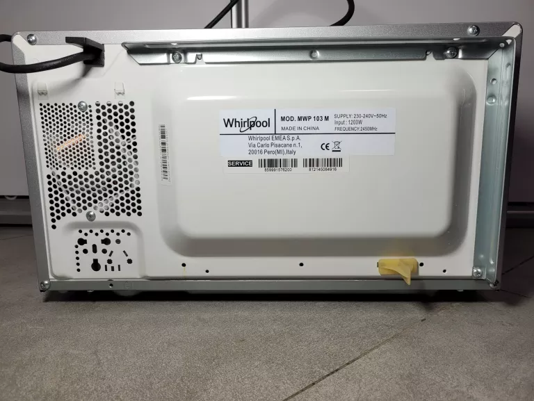 MIKROFALÓWKA WHIRLPOOL MWP 103 M KARTON