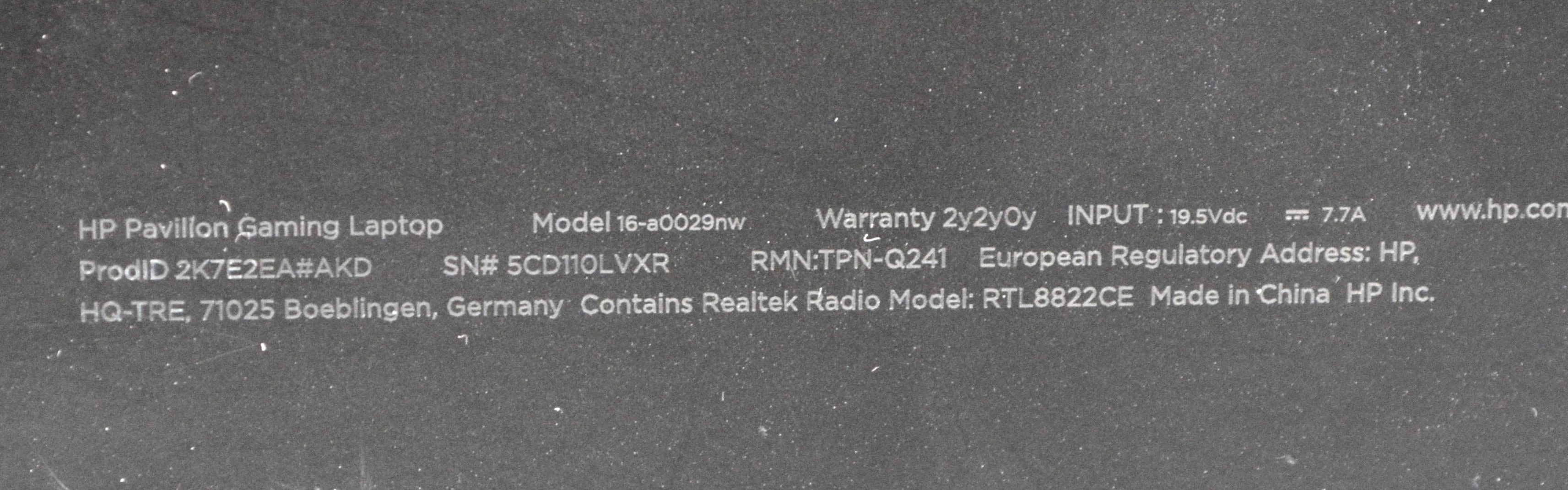 laptop-hp-pavilon-gaming-16-i5-10300h-16-a0029nw-stan-uzywany