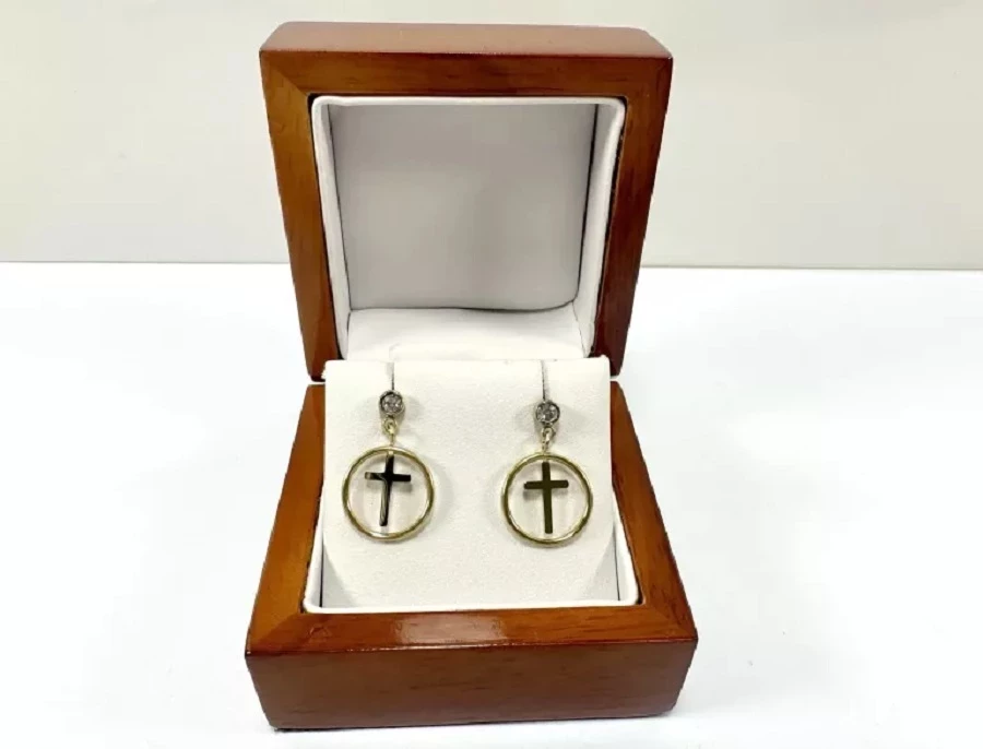 kolczyki-stal-pozlacana-krzyz-cyrkonia-okrag-ean-gtin-6922559734257