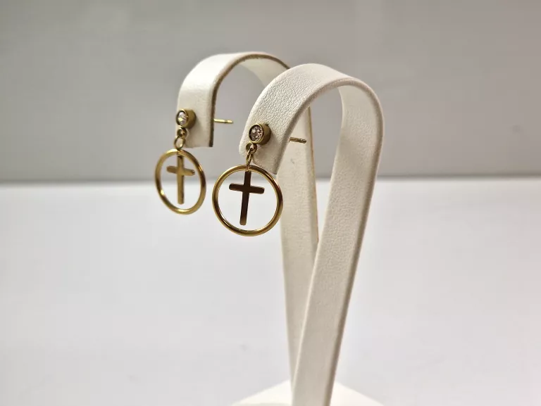 kolczyki-stal-pozlacana-krzyz-cyrkonia-okrag-ean-gtin-00305730706186