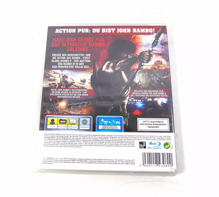 BYCZA GRA PS3 RAMBO THE VIDEO GAME