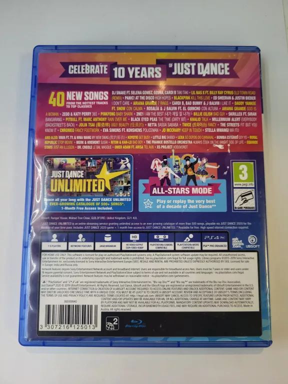 GRA PS4 JUST DANCE 2020