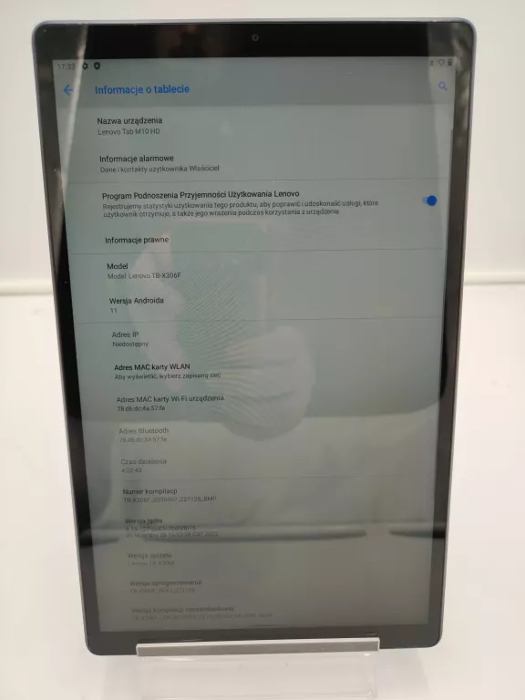 LENOVO TAB M10 TB-X306F / 4/64GB / *OKAZJA*