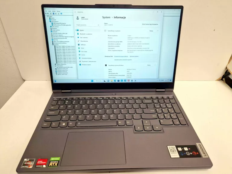 LAPTOP LENOVO LEGION 5 15ARH7H KOMPLET