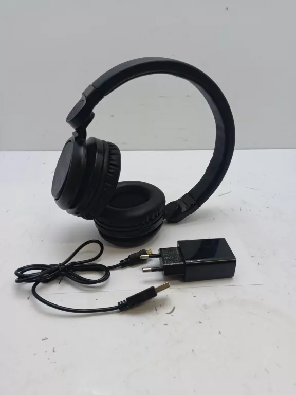 SŁUCHAWKI NAUSZNE THOMSON WHP-6007B CZARNY + ŁAD