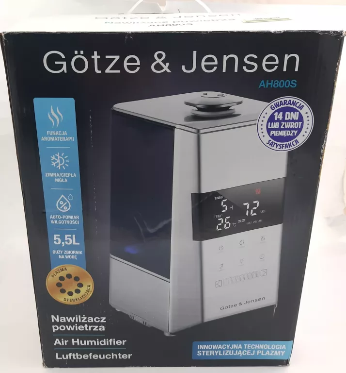 NAWILŻACZ POWIETRZA GOTZE & JENSEN AH800S +GWARANC
