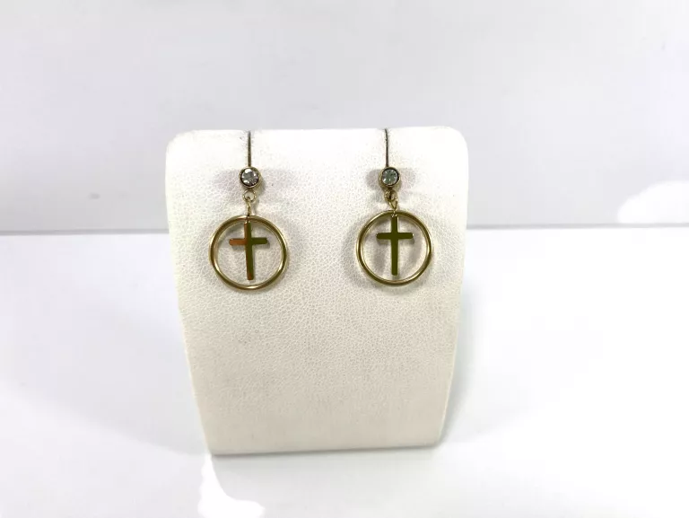 kolczyki-stal-pozlacana-krzyz-cyrkonia-okrag-ean-gtin-5904463924550