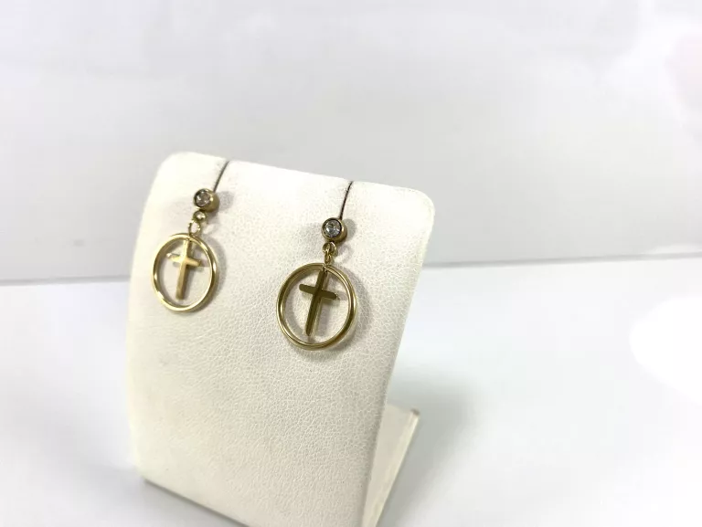 kolczyki-stal-pozlacana-krzyz-cyrkonia-okrag-rodzaj-2205-16