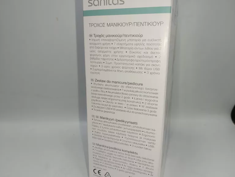 ZESTAW DO MANICURE SANITAS SMA 60 KOMPLET