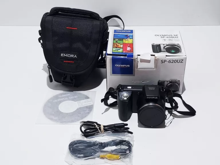 APARAT OLYMPUS SP-620UZ ZESTAW + POKROWIEC