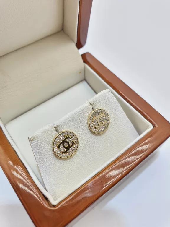 zlote-kolczyki-chanel-161g-585-marka-inna-marka