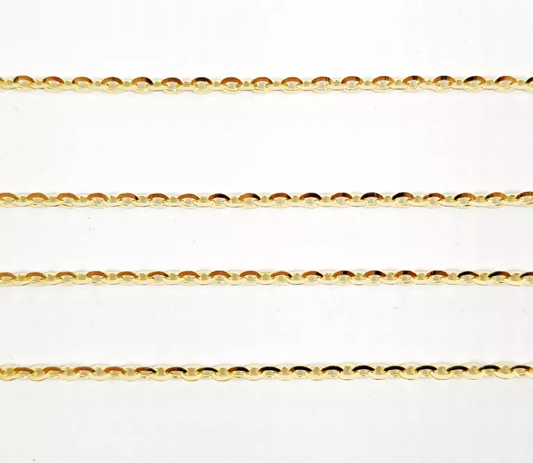 CIEKAWY ZŁOTY ŁAŃCUSZEK 3,59G 585 50 CM