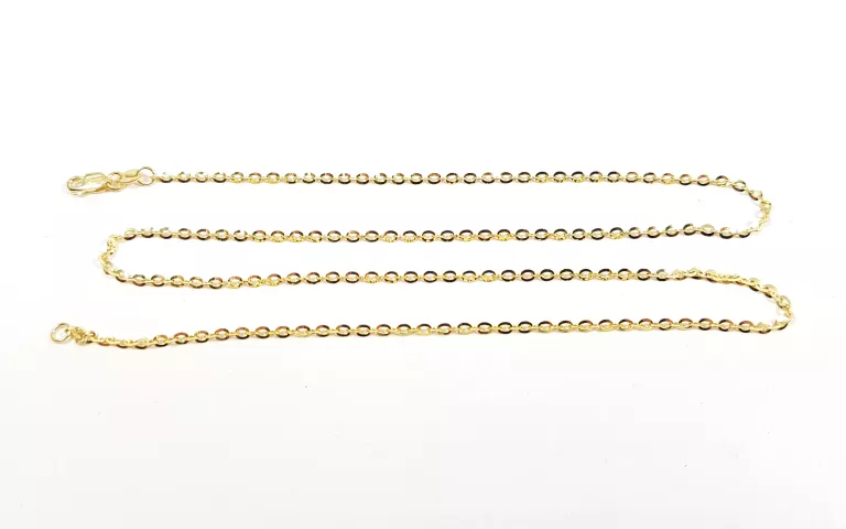 CIEKAWY ZŁOTY ŁAŃCUSZEK 3,59G 585 50 CM