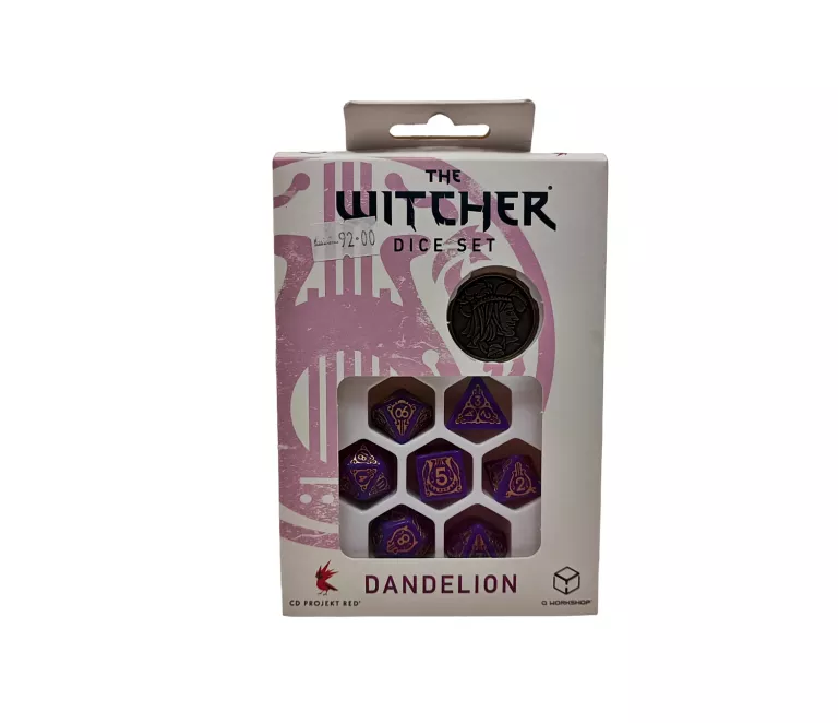 KOMPLET KOŚCI WIEDŹMIN DANDELION
