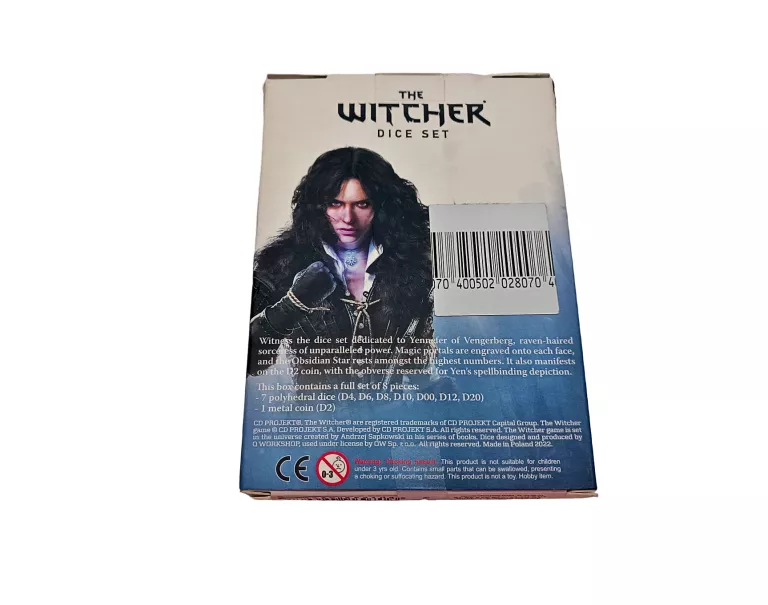 KOMPLET KOŚCI WIEDŹMIN YENNEFER