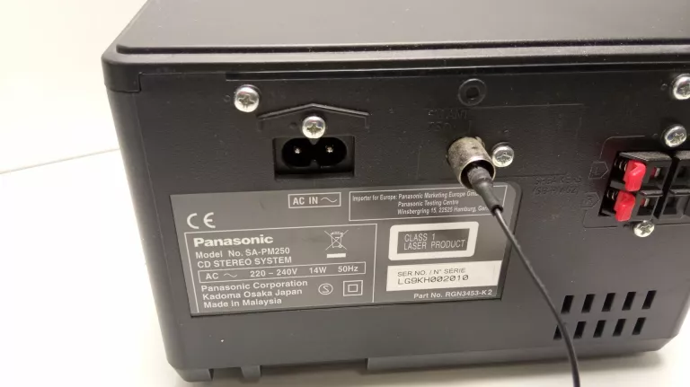 WIEŻA STEREO PANASONIC SC-PM250