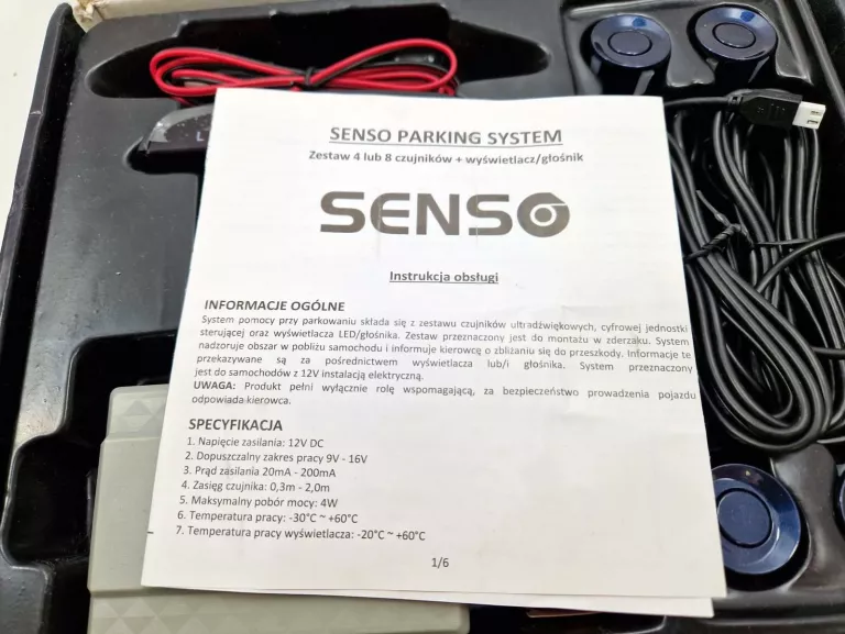 CZUJNIKI PARKOWANIA SENSO PARKING SYSTEM