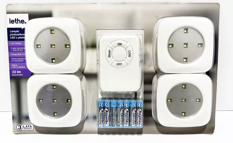 LAMPKI PODSZAFKOWE LED Z PILOTEM LETHE 33LM LETHE