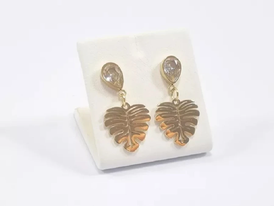 kolczyki-stal-pozlacana-cyrkonia-monstera-wiszaca-stan-11323-2