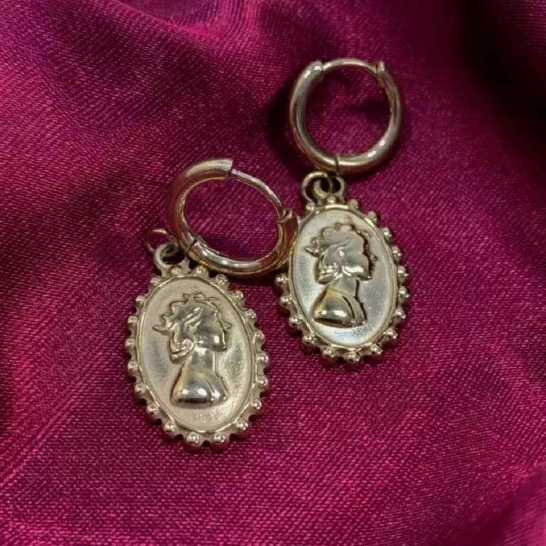 kolczyki-stal-pozlacana-kolka-wiszaca-kamea-stan-11323-2