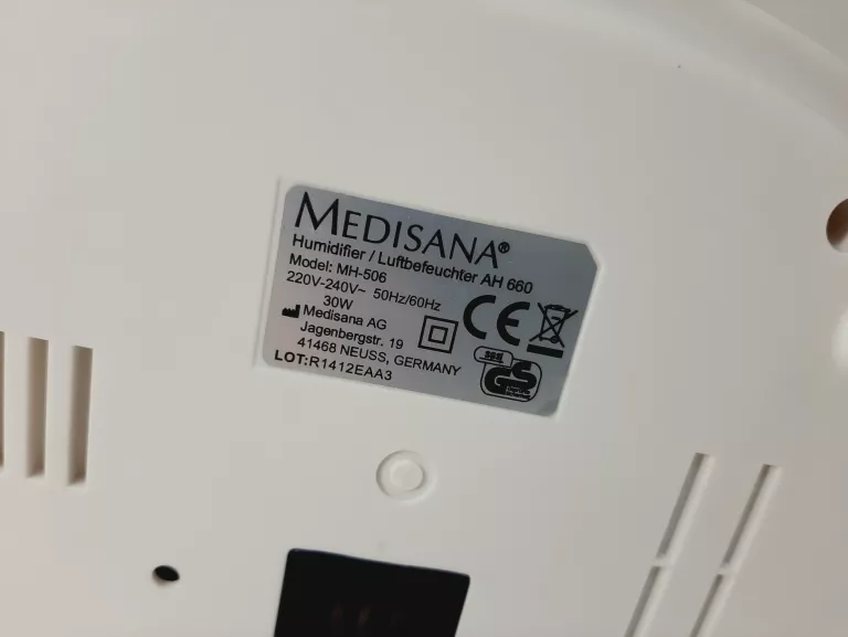 NAWILZACZ POWIETRZA MEDISANA AH660