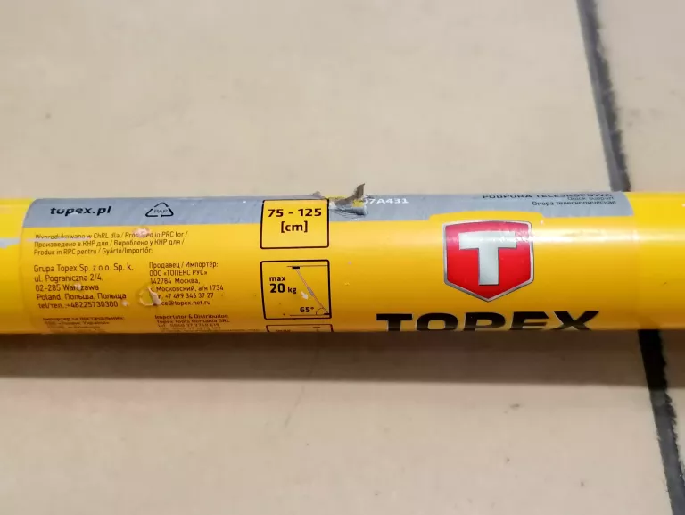 PODPORA TELESKOPOWA TOPEX 07A431
