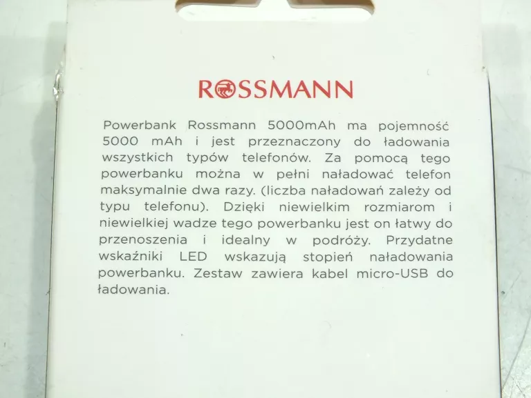 POWERBANK ROSSMANN 5000MAH