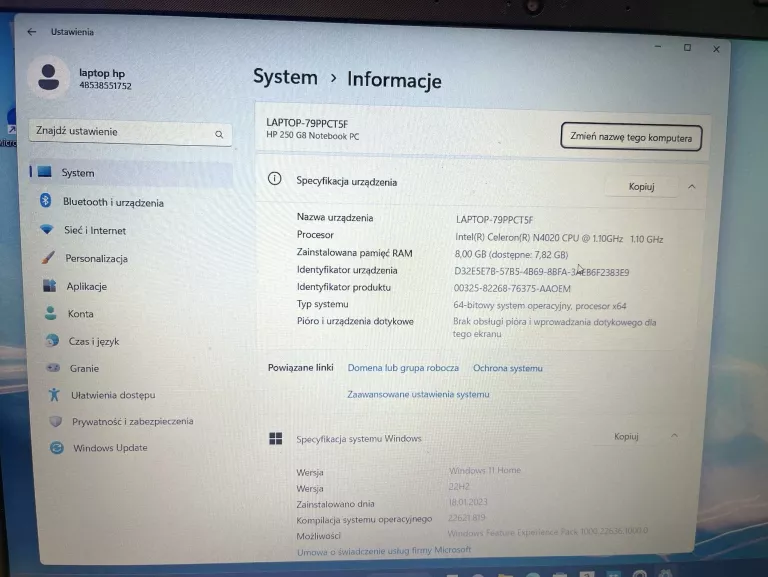 laptop-hp-250-g8-tpn-c139-8250gbtorba-stan-uzywany