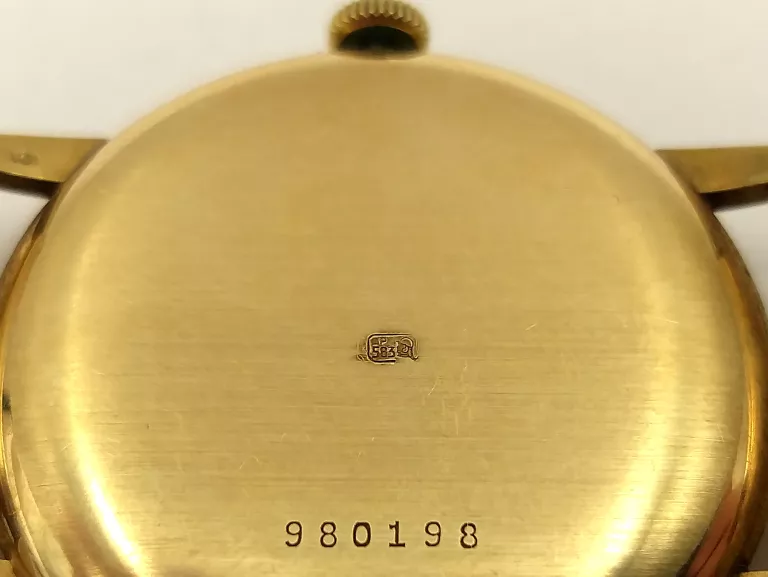 ZŁOTY ZEGAREK DOXA ANTI-MAGNETIQUE 585 50,55G