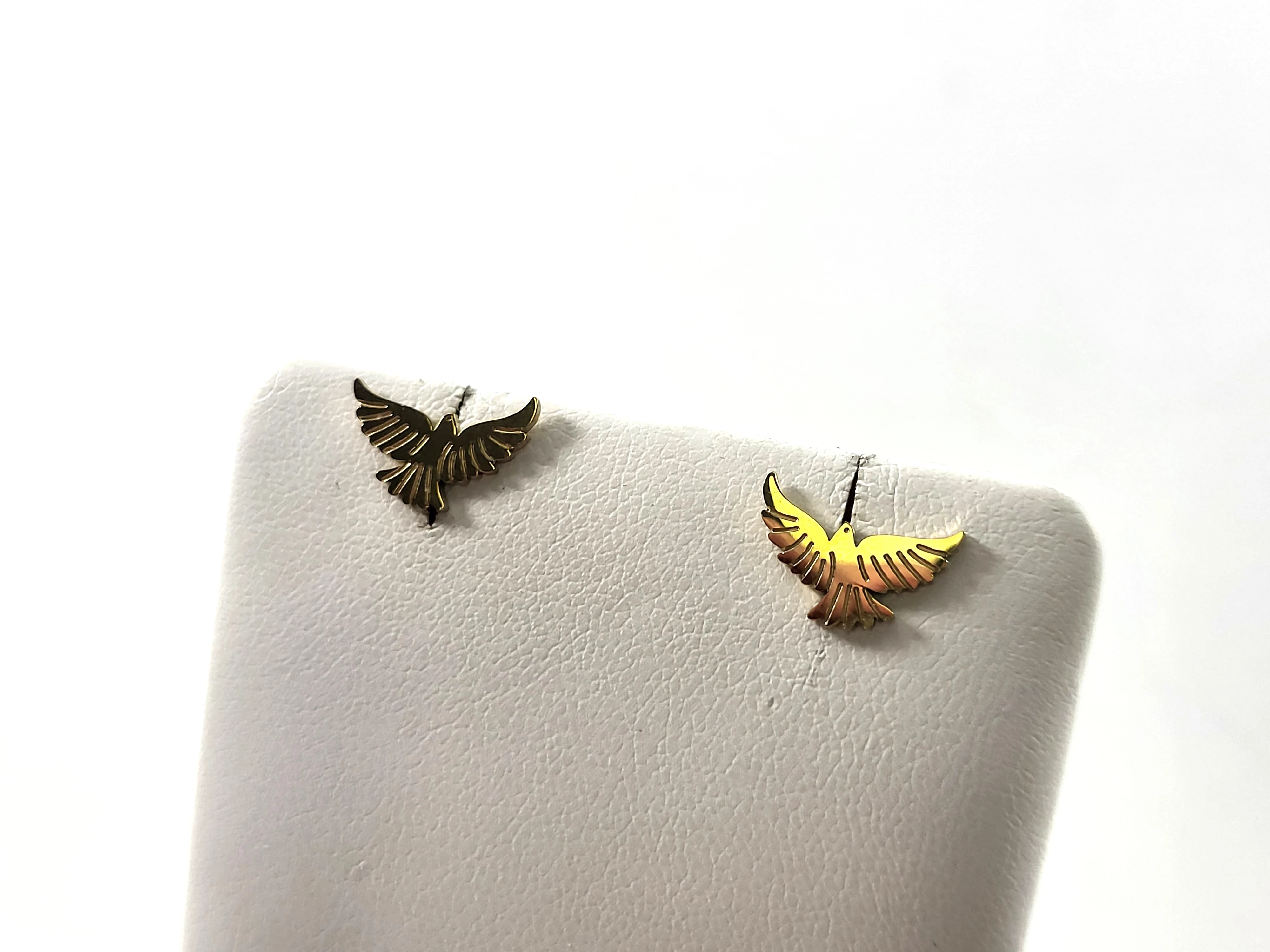 kolczyki-stal-pozlacana-szybujacy-ptak-rodzaj-2205-16