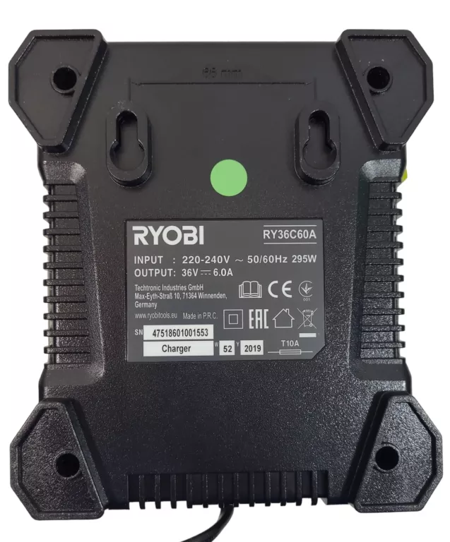 Chargeur Et Batterie Ryobi Ry36Bc60A-140, 36 V, 4 Ah