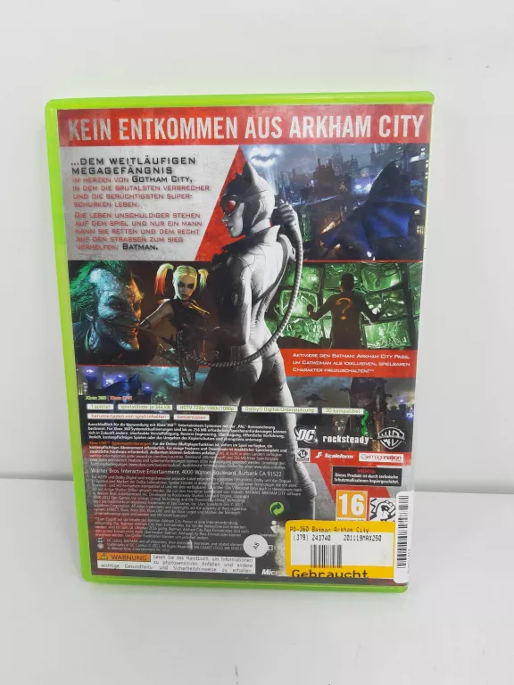 GRA BATMAN ARKHAM CITY XBOX 360