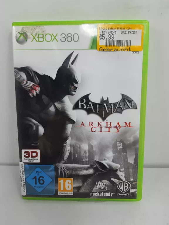 GRA BATMAN ARKHAM CITY XBOX 360