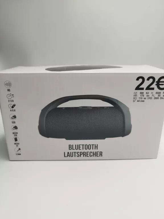 GŁOŚNIK TEDI BLUETOOTH LAUTSPRECHER