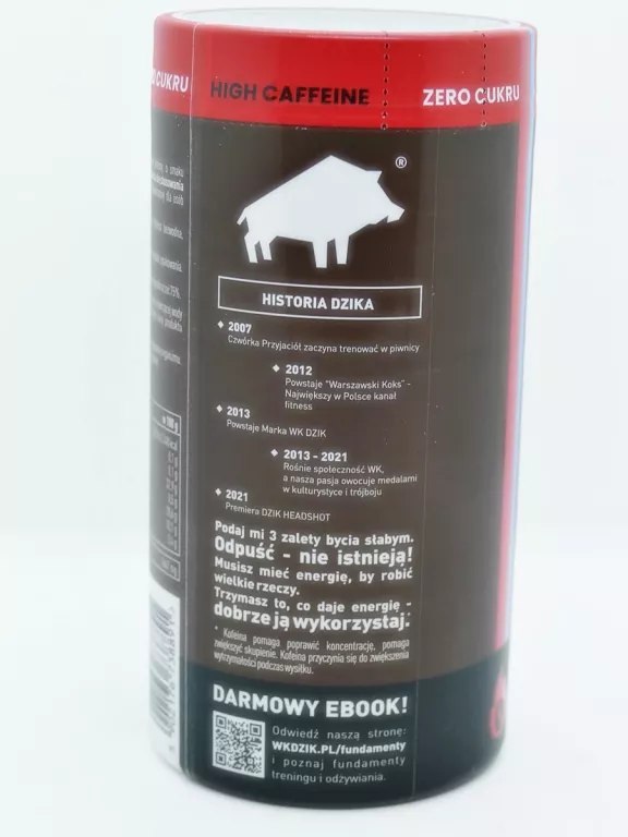 KAWA DZIK HEADSHOT HIGH CAFFEINE CZEKOLADA 150G