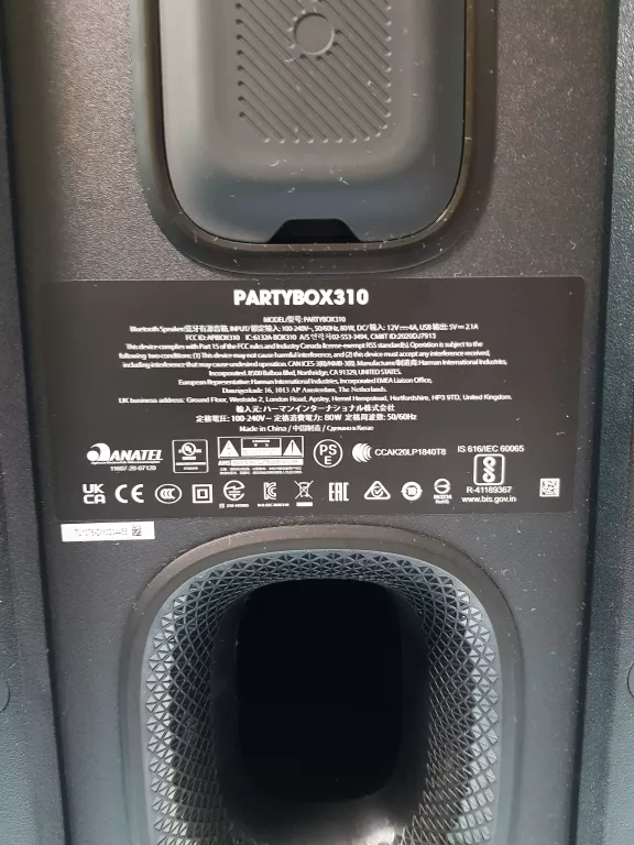 GŁOŚNIK JBL PARTYBOX 310