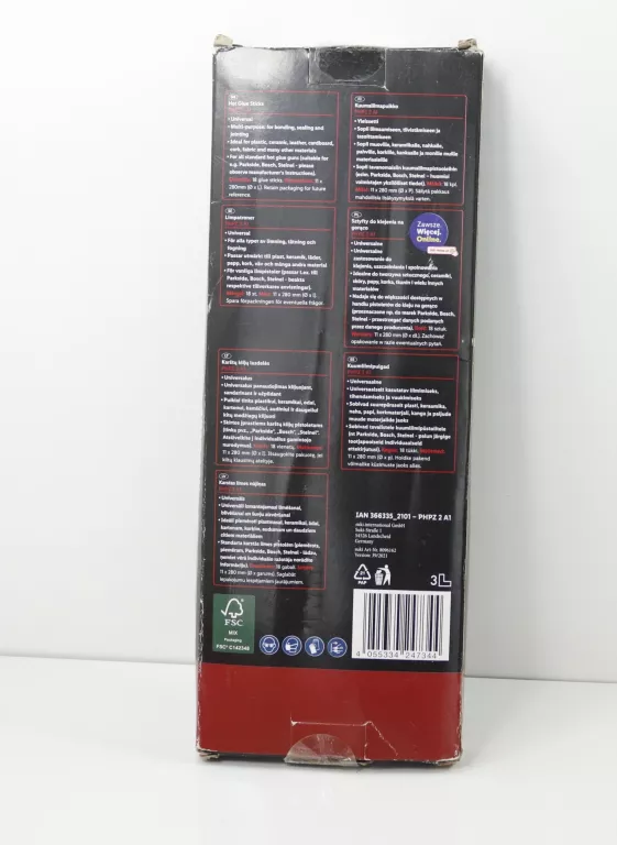 LASKI KLEJ NA GORĄCO BEZBARWNY UNI PARKSIDE 11MM